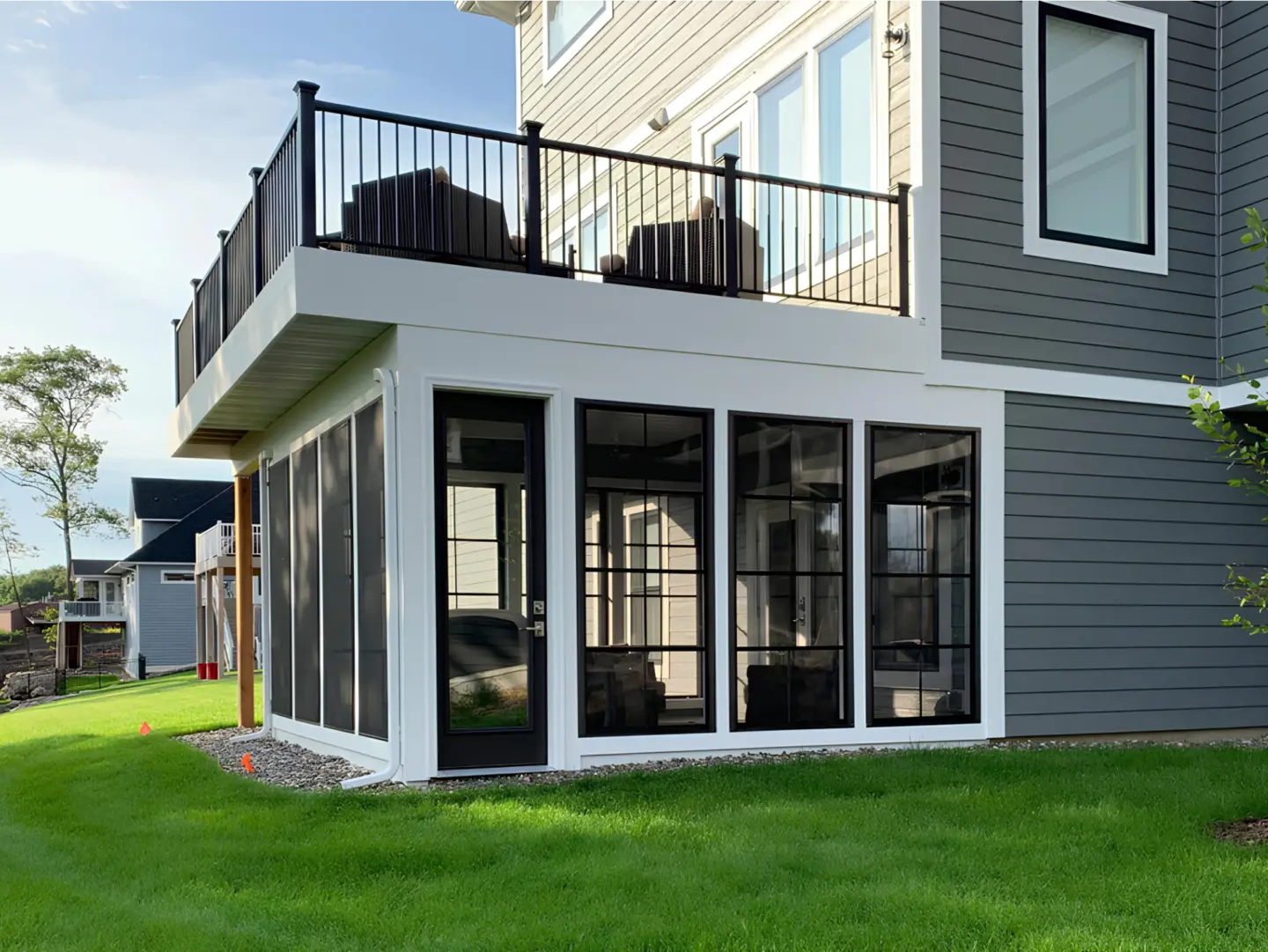 Custom Screen Porch Under Deck EZ Porch