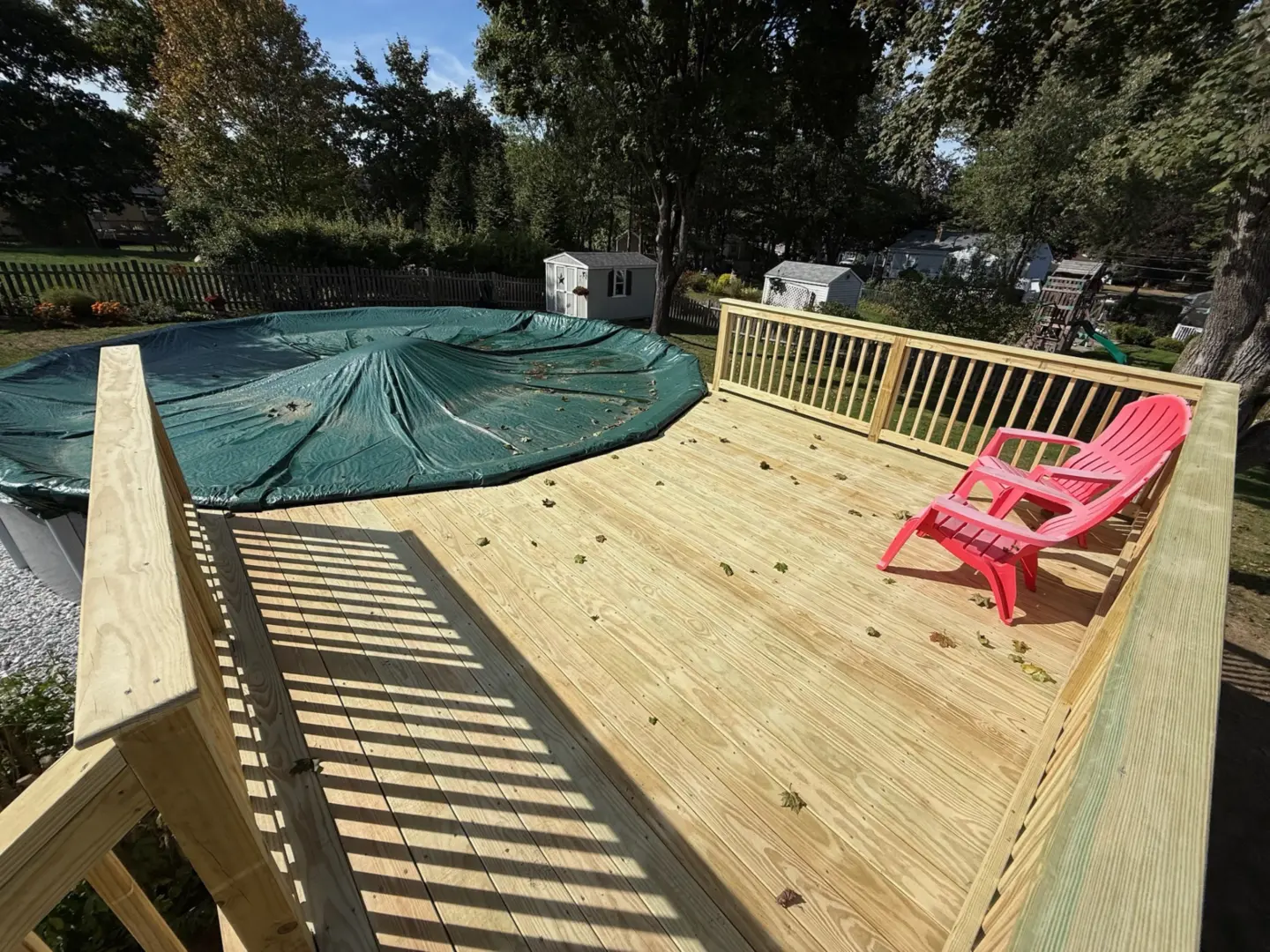 Wood Deck Installation in Massachusetts | Bevilacqua Deck Builders