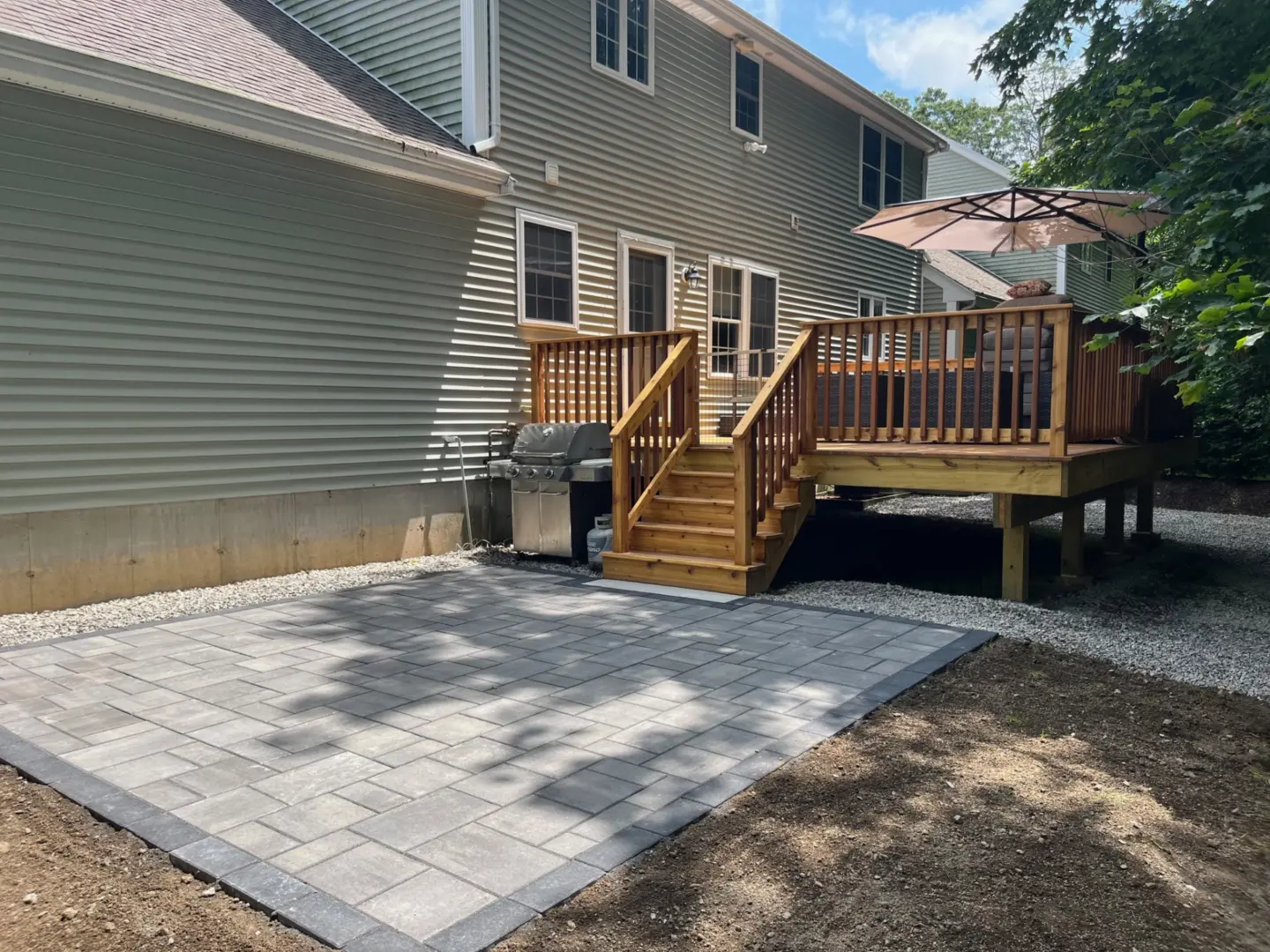 Patio Construction in Needham MA | Custom Patios & Outdoor Hardscape Solutions | Bevilacqua Deck Builders