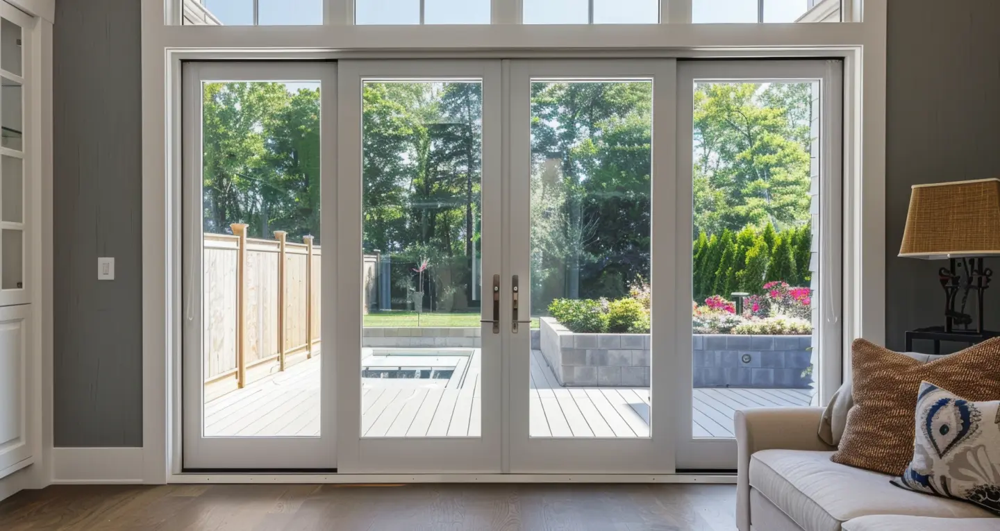 modern-home-patio-door-installation-with-overlooking-view-on-the-outside-in-needham-ma