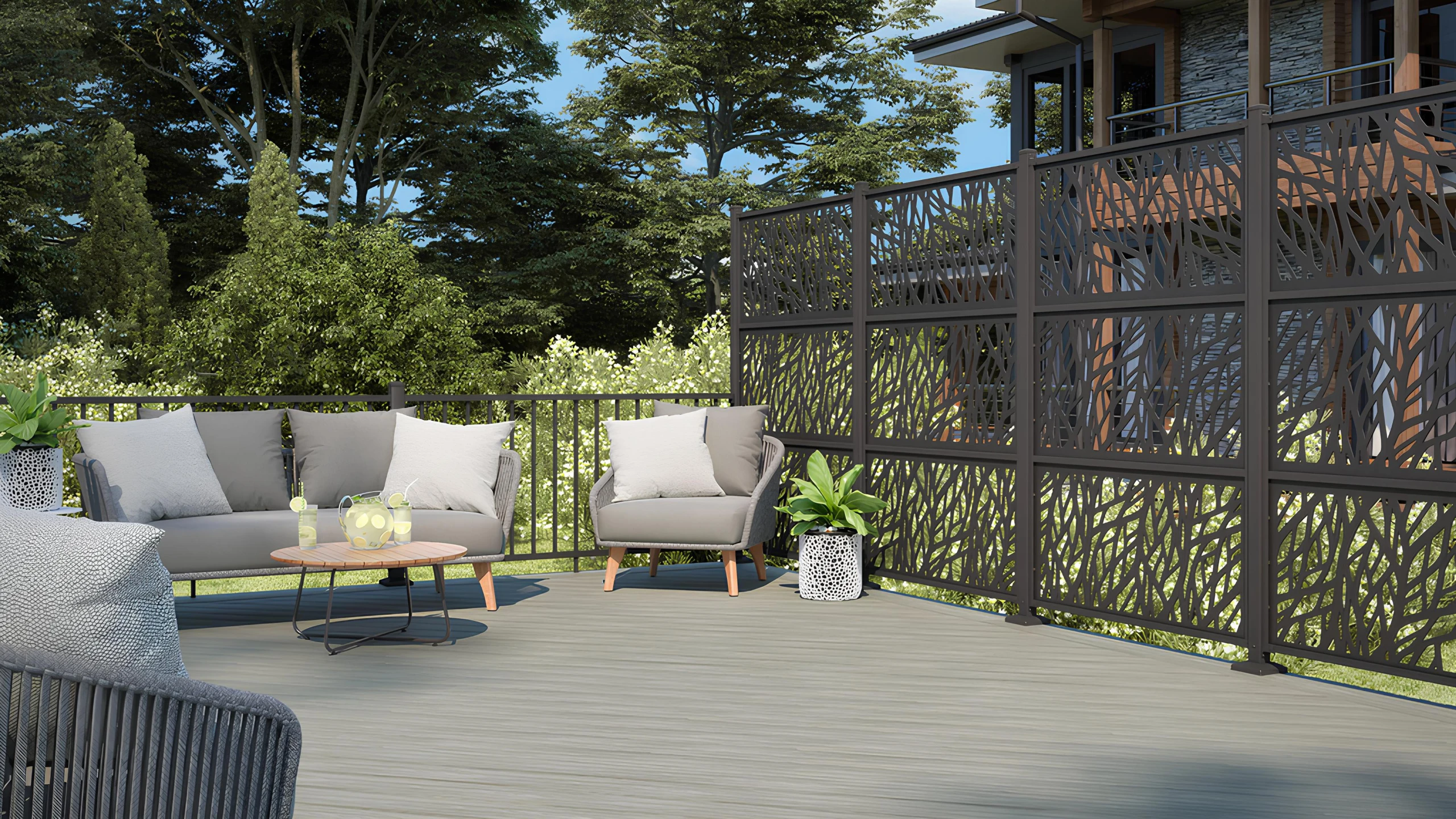 venture-saltwater-wildwood-privacy-screen-on-the-composite-deck-with-couch-in-needham-ma